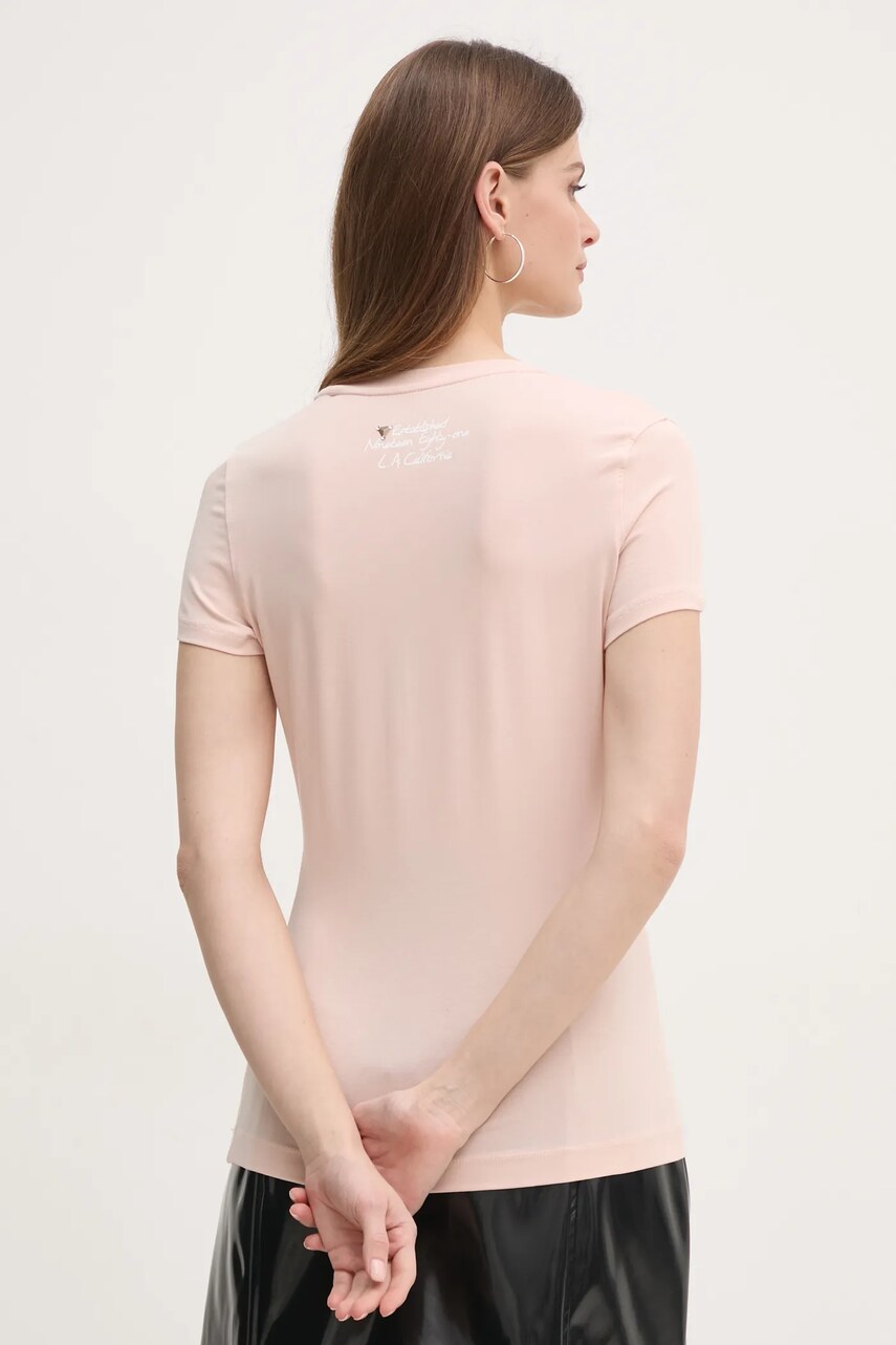Футболка Guess жіноча колір рожевий W5RI22 J1314