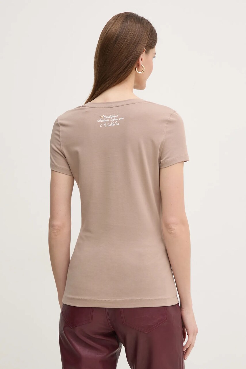 Футболка Guess жіноча колір коричневий W5RI22 J1314