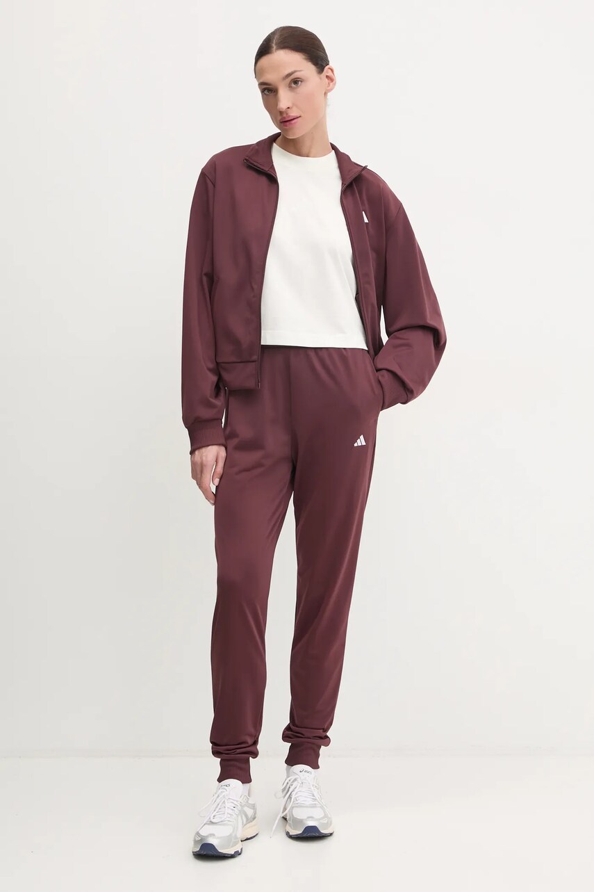 Бавовняна футболка adidas ALL SZN жіноча колір бежевий JJ1243