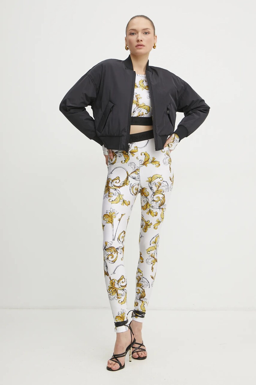 Лонгслів Versace Jeans Couture колір білий 78HAH218 JS470