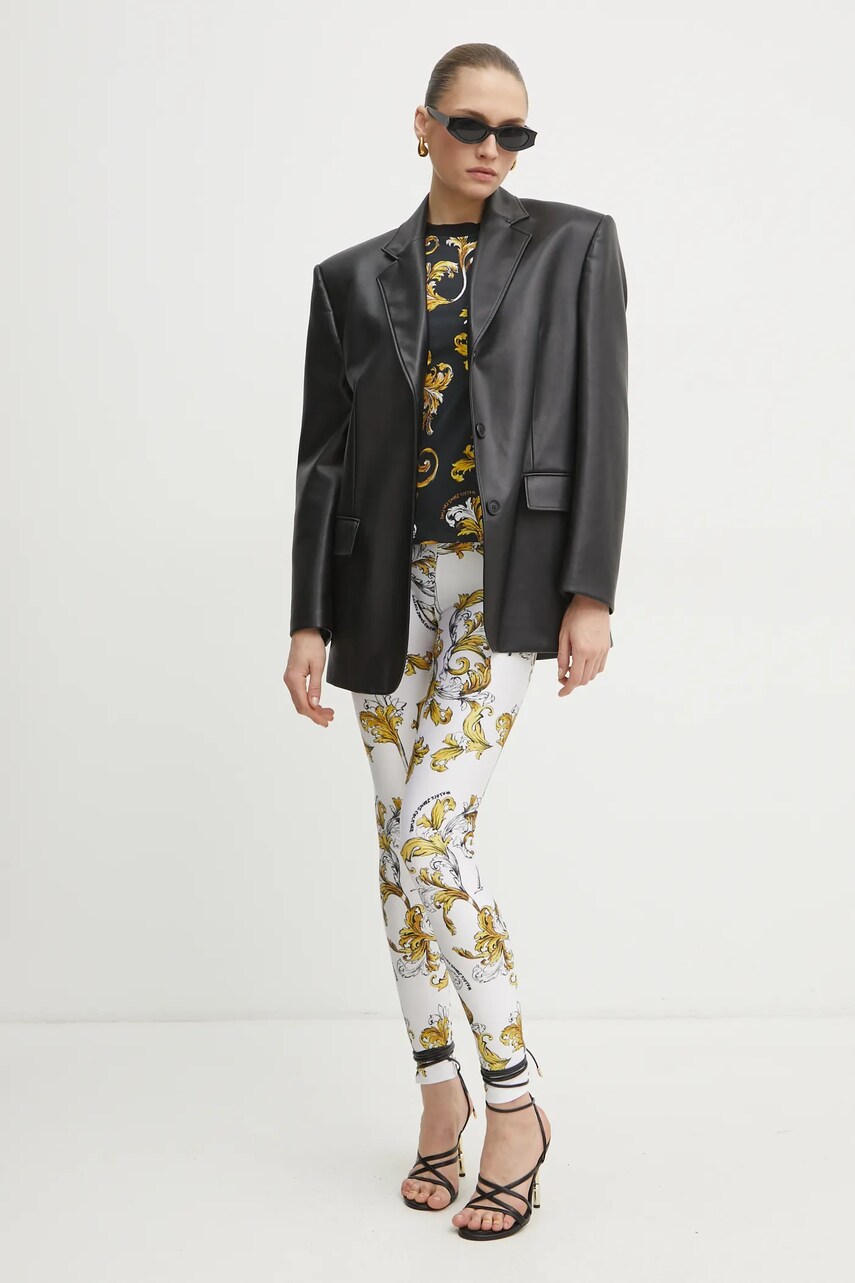 Футболка Versace Jeans Couture жіноча колір чорний 78HAH613 JS458