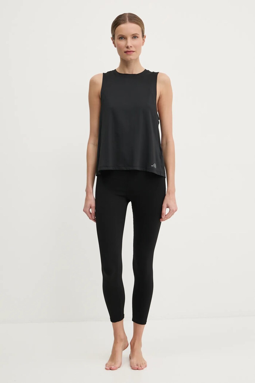Топ для йоги adidas Performance колір чорний JL7795