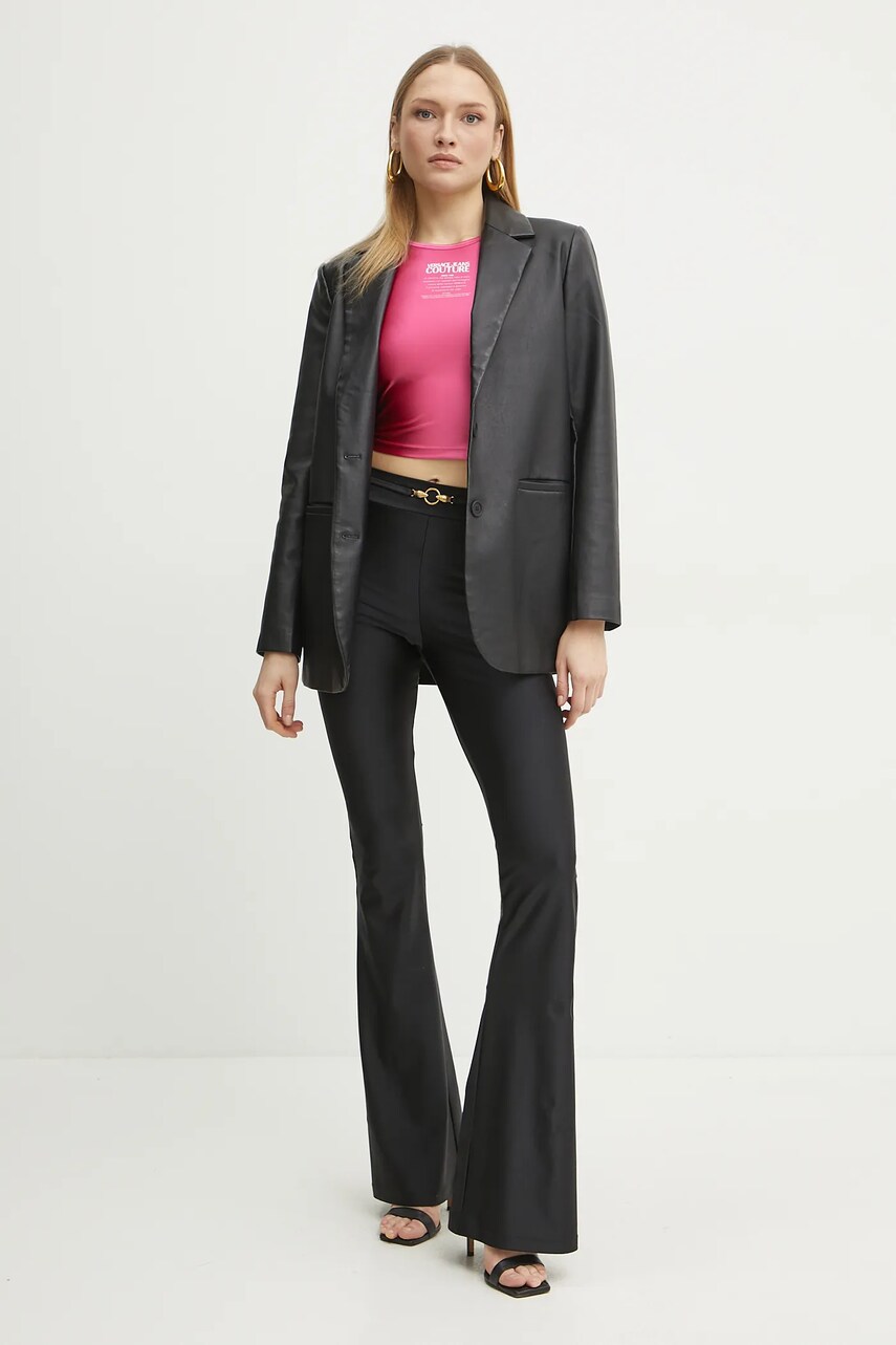 Футболка Versace Jeans Couture жіноча колір рожевий 78HAH6A2 J0223