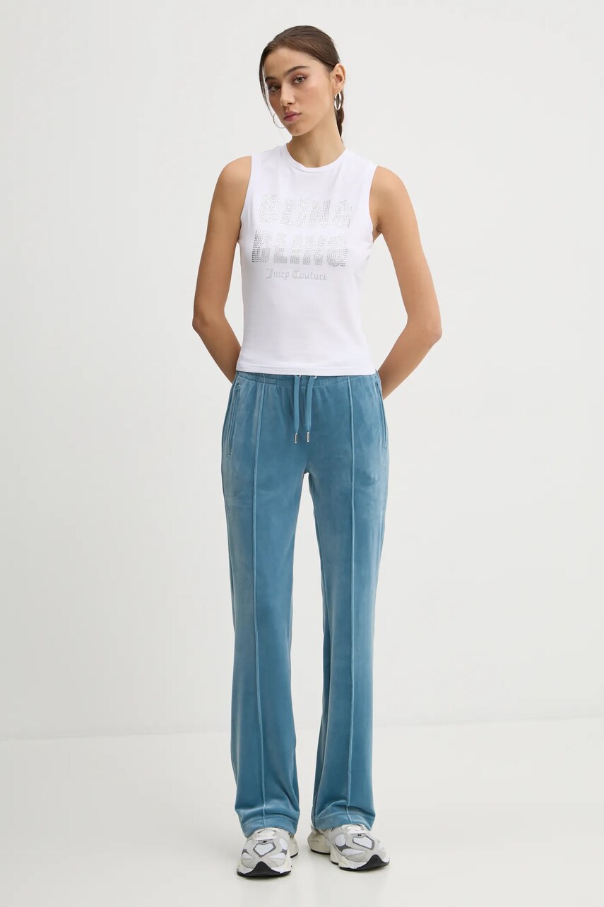 Топ Juicy Couture жіночий колір білий JCBLV125866