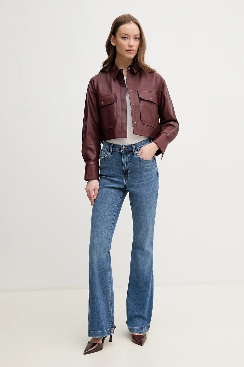 Льняна футболка Pepe Jeans MEGAN жіноча колір білий PL506049