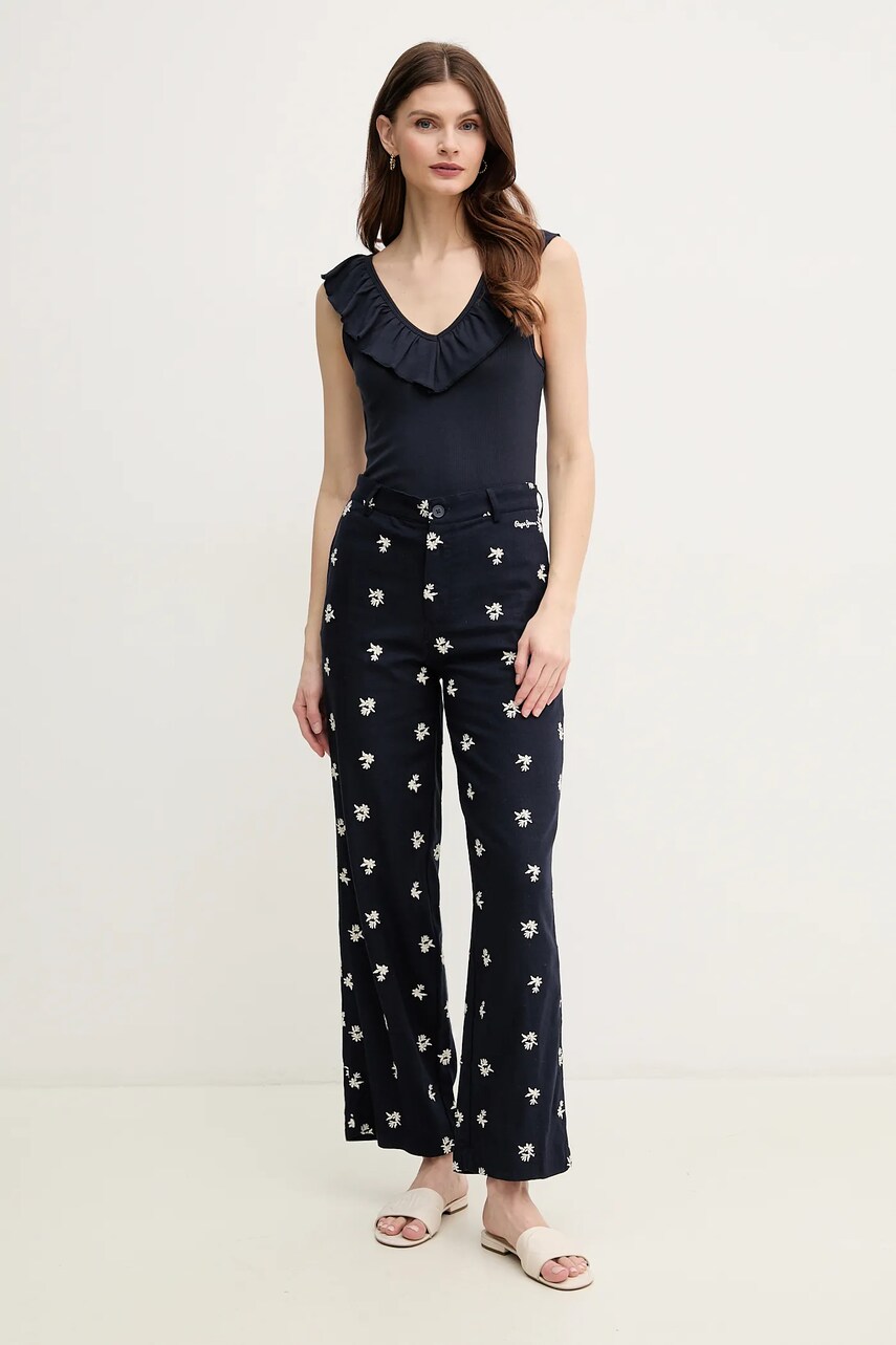 Топ Pepe Jeans MILLIE колір синій PL506050