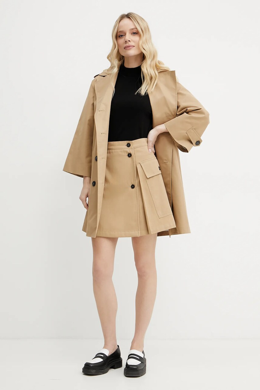 Безрукавка Weekend Max Mara жіноча колір чорний легкий півгольф 2515361061600