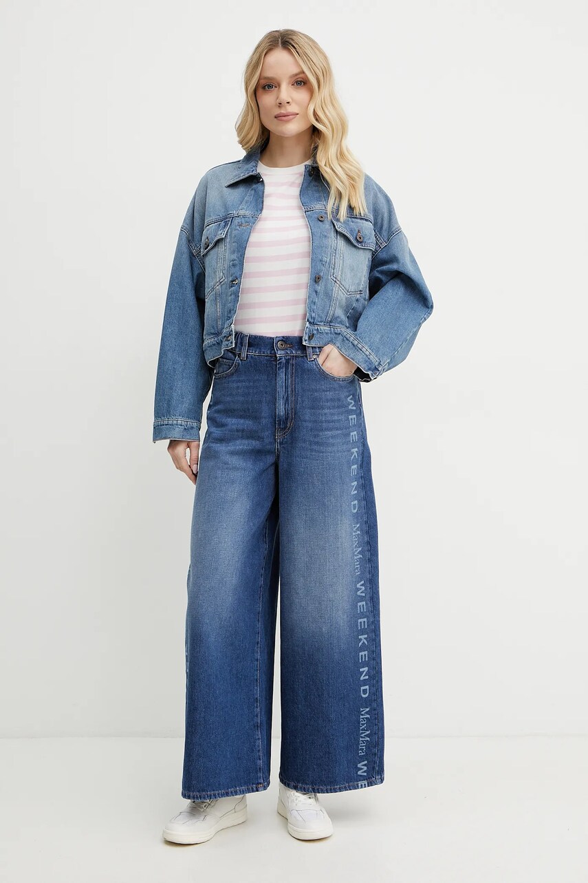 Бавовняна футболка Weekend Max Mara жіноча колір рожевий 2515971031600