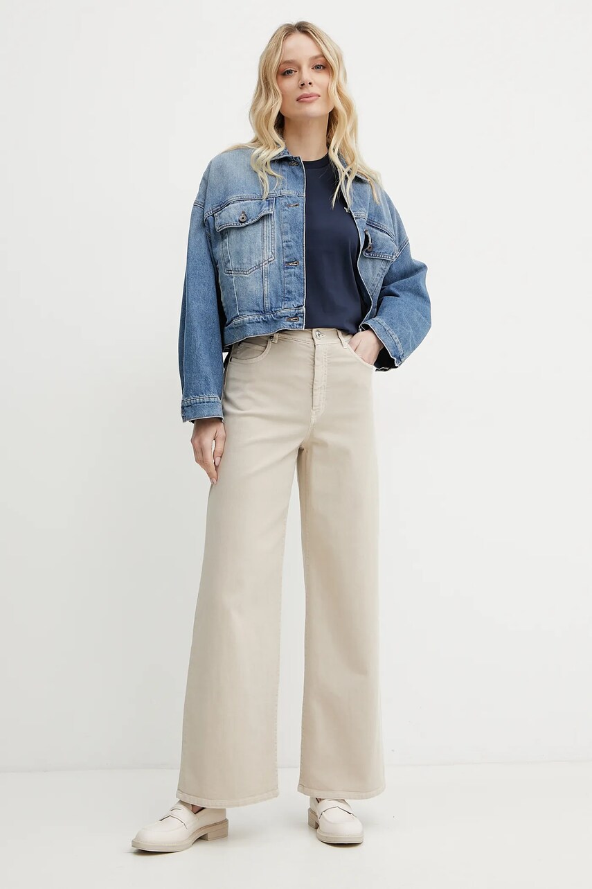 Бавовняна футболка Weekend Max Mara жіноча колір синій 2515971031600