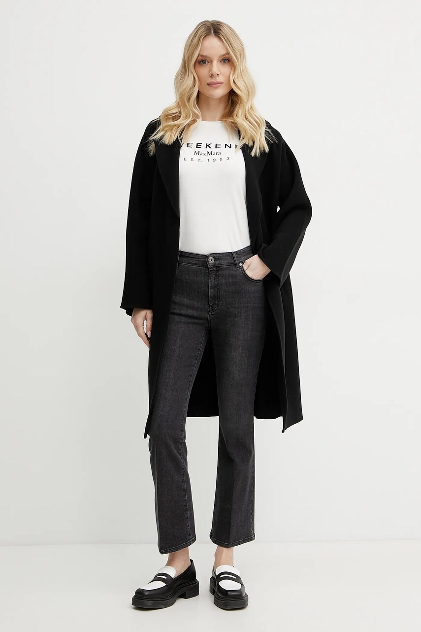 Бавовняна футболка Weekend Max Mara жіноча колір білий 2515971041600