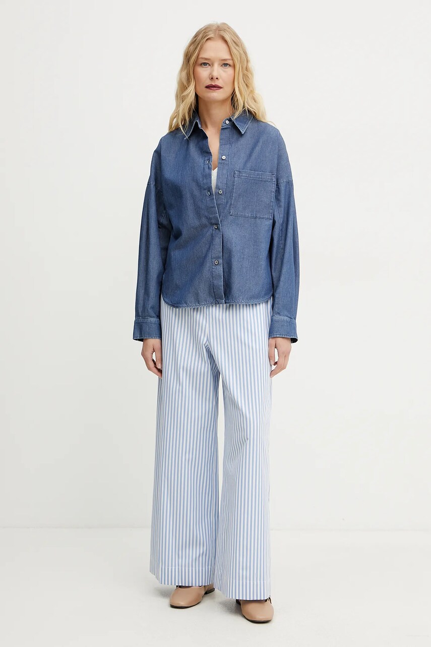 Льняна футболка Weekend Max Mara жіноча колір білий 2515941012600