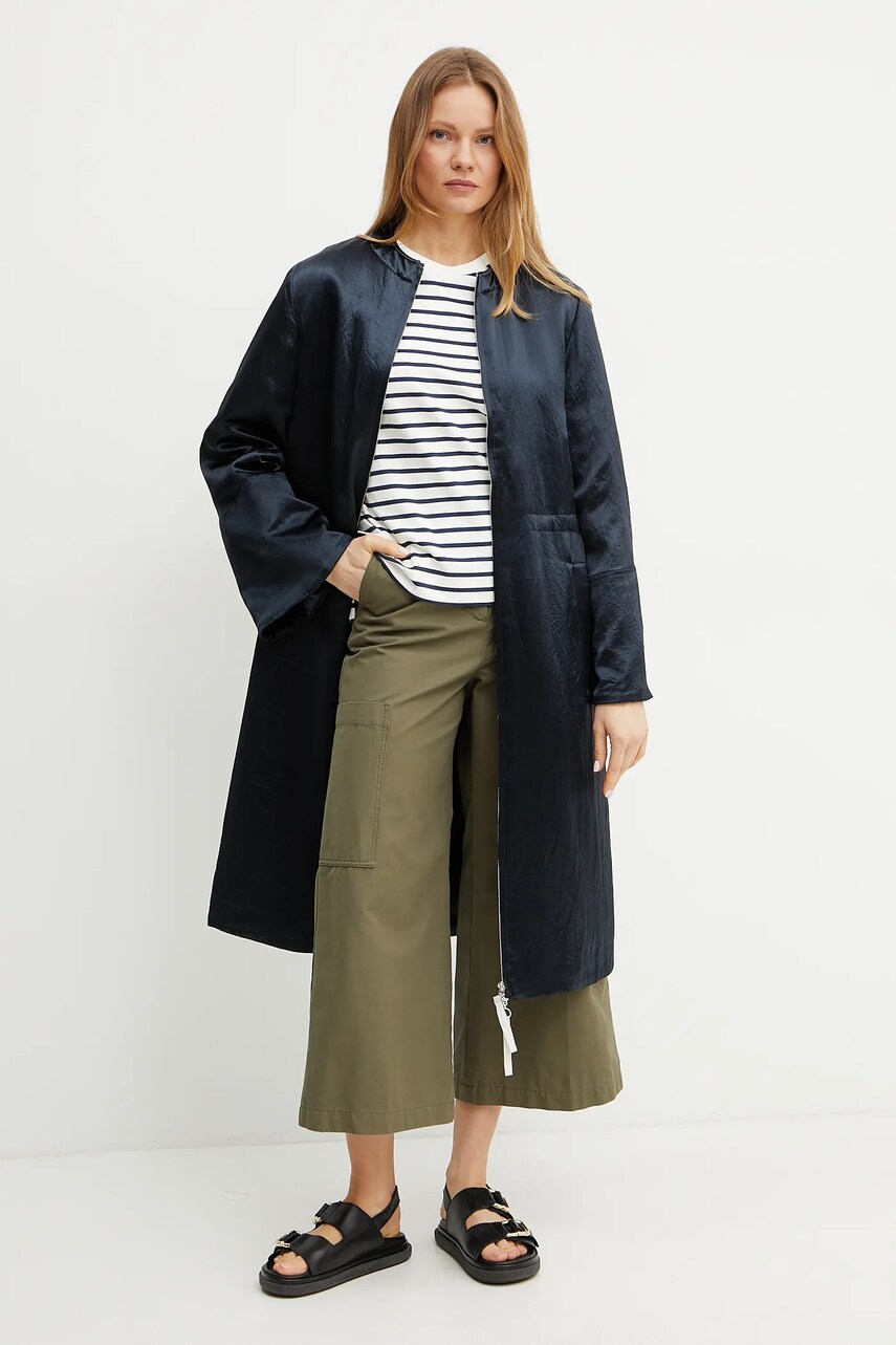 Бавовняна футболка Weekend Max Mara жіноча колір синій 2515941042600