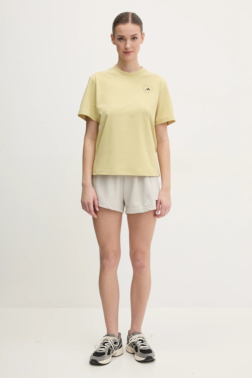 Футболка adidas by Stella McCartney жіноча колір зелений JI5164