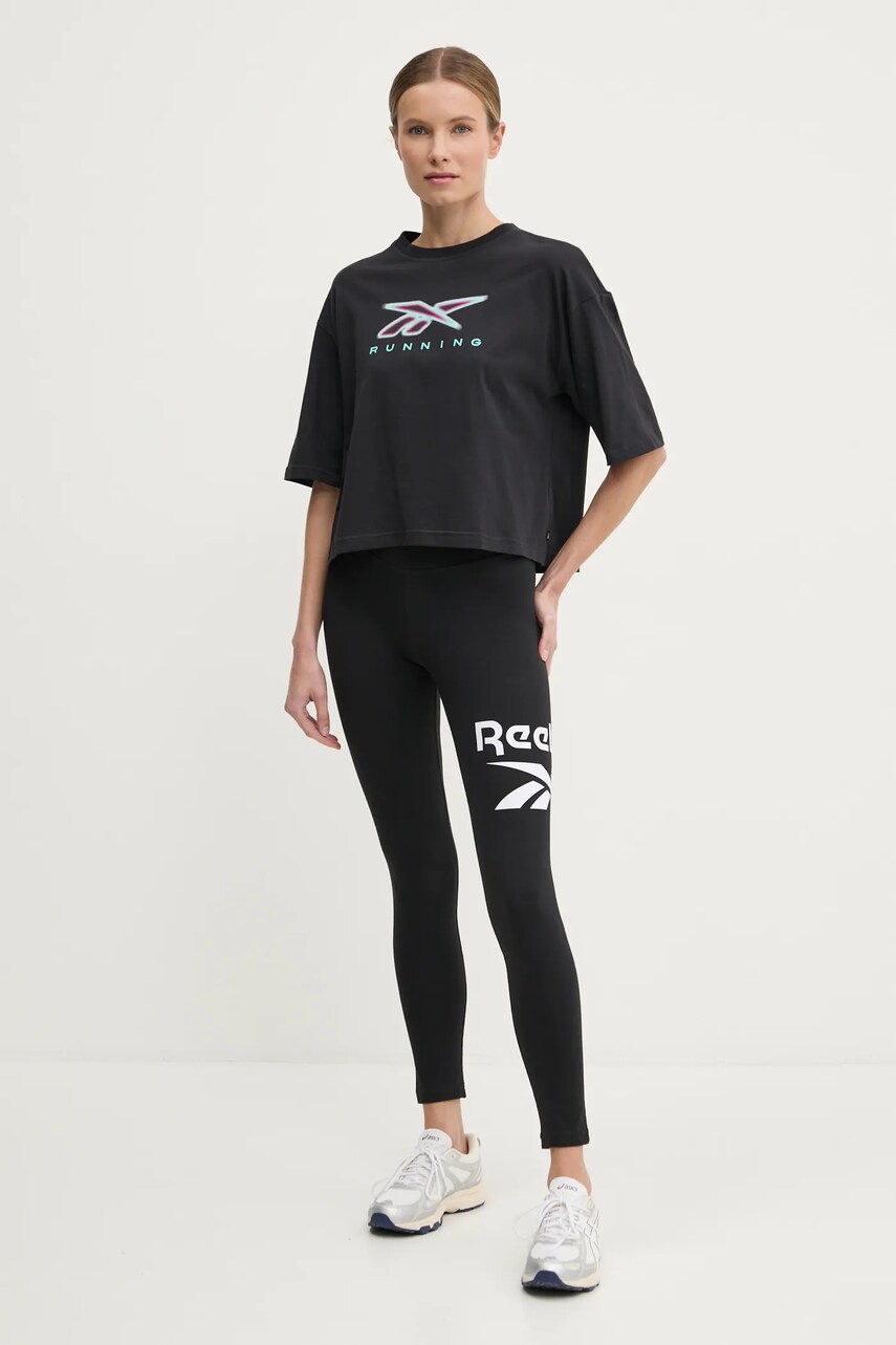 Бавовняна футболка Reebok Classic жіночий колір чорний 100218832