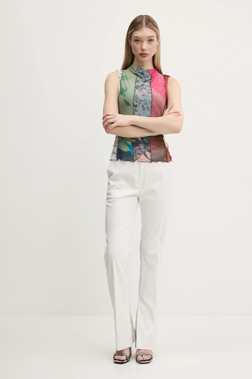 Топ Desigual ST. JOHNS жіночі колір зелений 25SWTK87