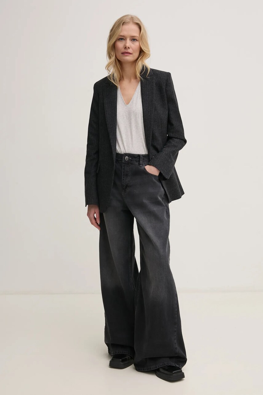 Бавовняна футболка ZADIG&VOLTAIRE жіноча колір сірий JWTS02680