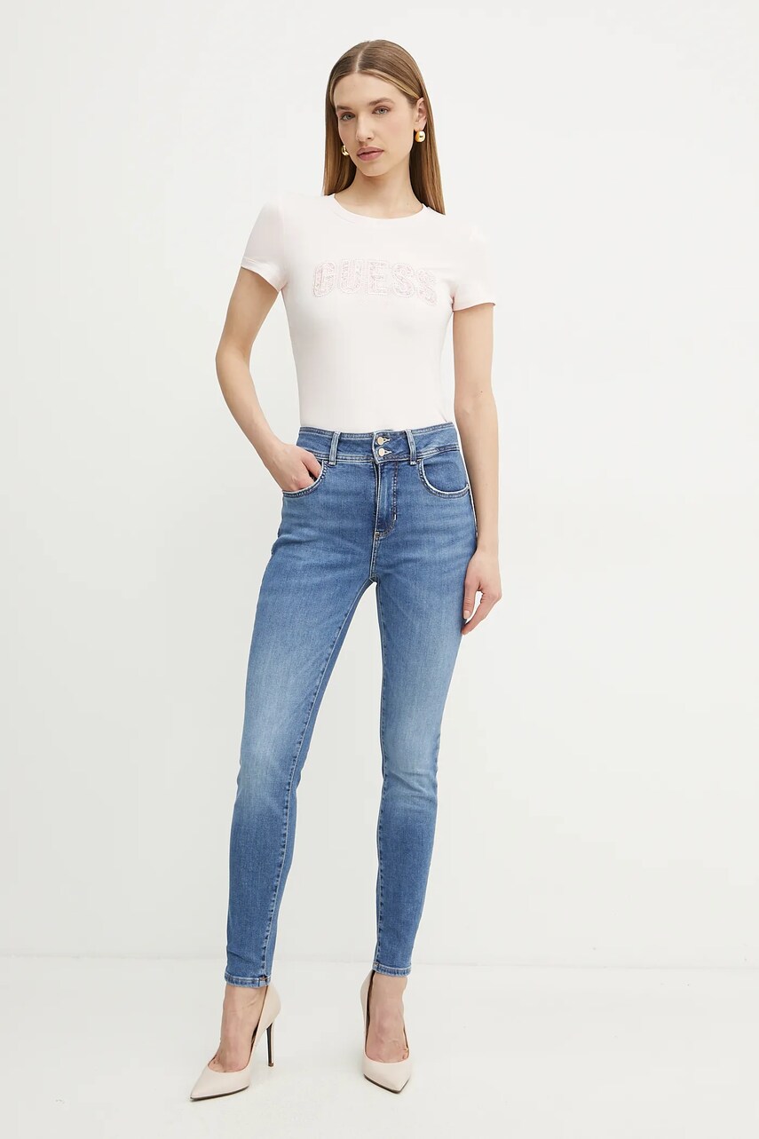 Футболка Guess жіноча колір рожевий W5GI04 J1314