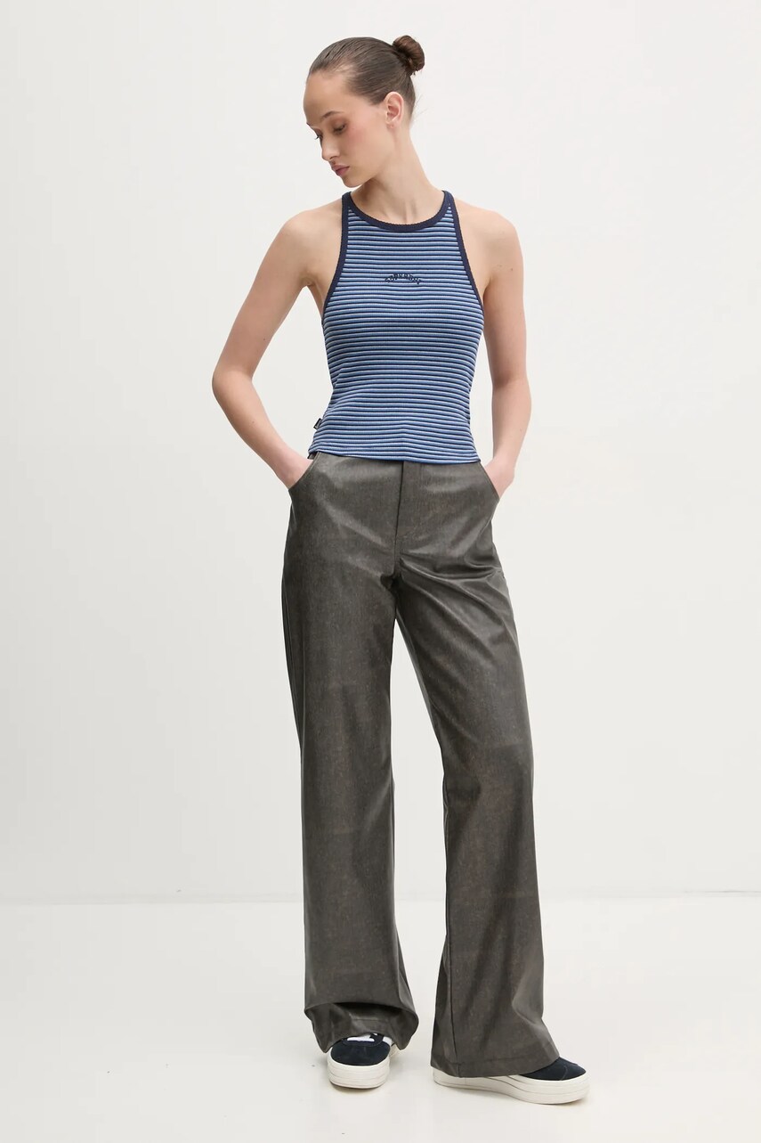 Бавовняний топ Superdry колір синій W6012055A-F5K
