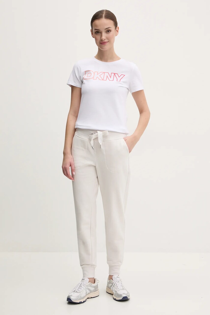 Футболка Dkny жіноча колір білий DP5T1193