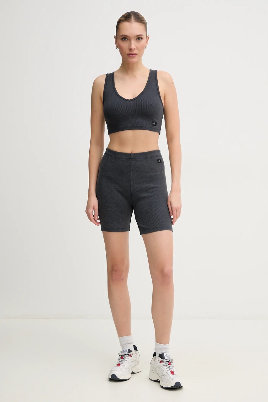 Топ Calvin Klein Jeans колір сірий J20J225246