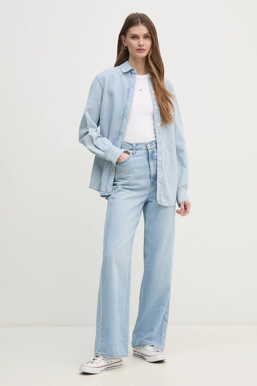 Топ Calvin Klein Jeans жіночий колір білий J20J225302