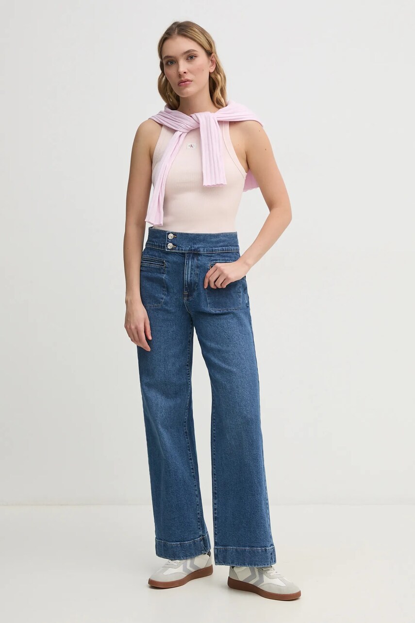 Топ Calvin Klein Jeans жіночий колір рожевий J20J225302