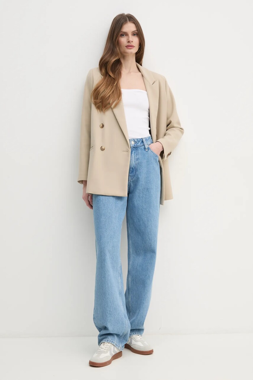 Топ Calvin Klein Jeans жіночий колір білий J20J225310