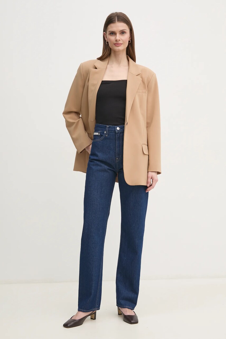 Топ Calvin Klein Jeans жіночий колір чорний J20J225310