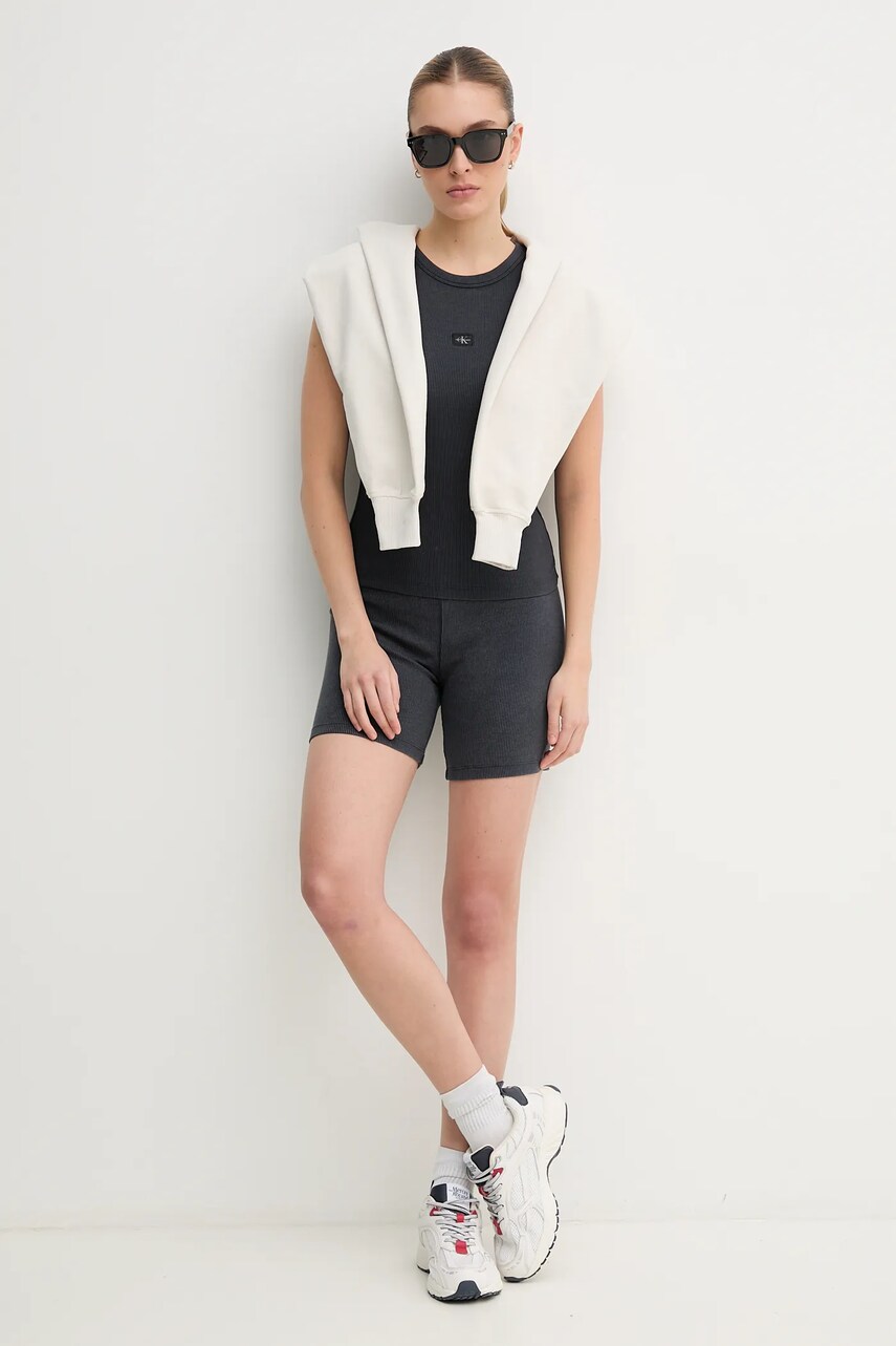 Топ Calvin Klein Jeans колір сірий J20J225311
