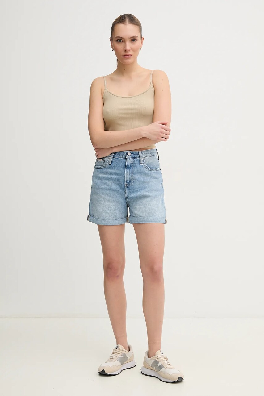 Топ Calvin Klein Jeans колір бежевий J20J225312
