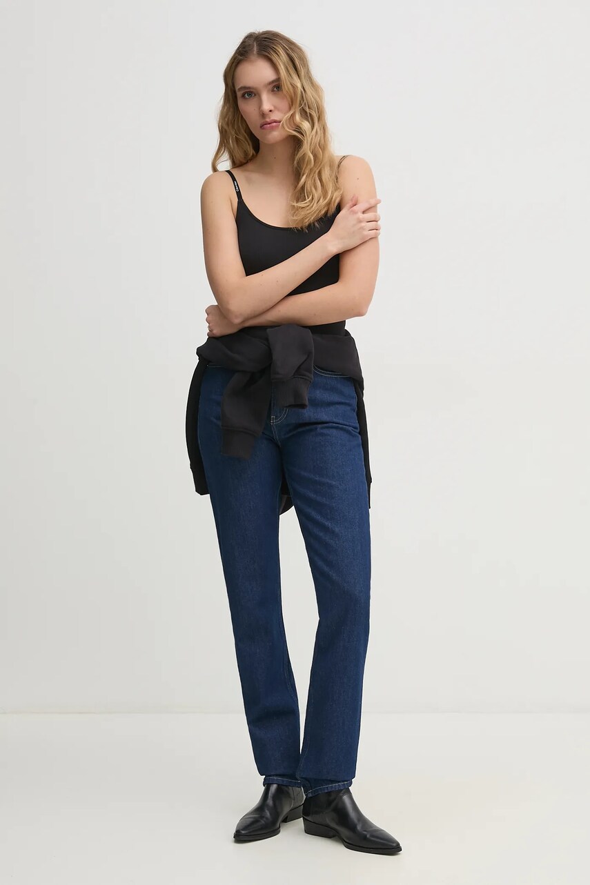Топ Calvin Klein Jeans колір чорний J20J225312