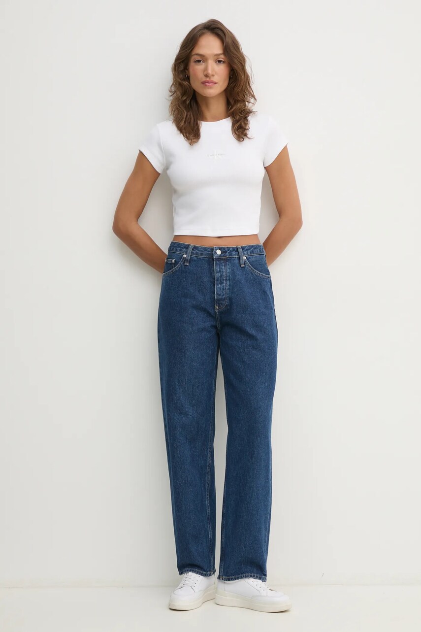 Футболка Calvin Klein Jeans жіноча колір білий LV047AB802
