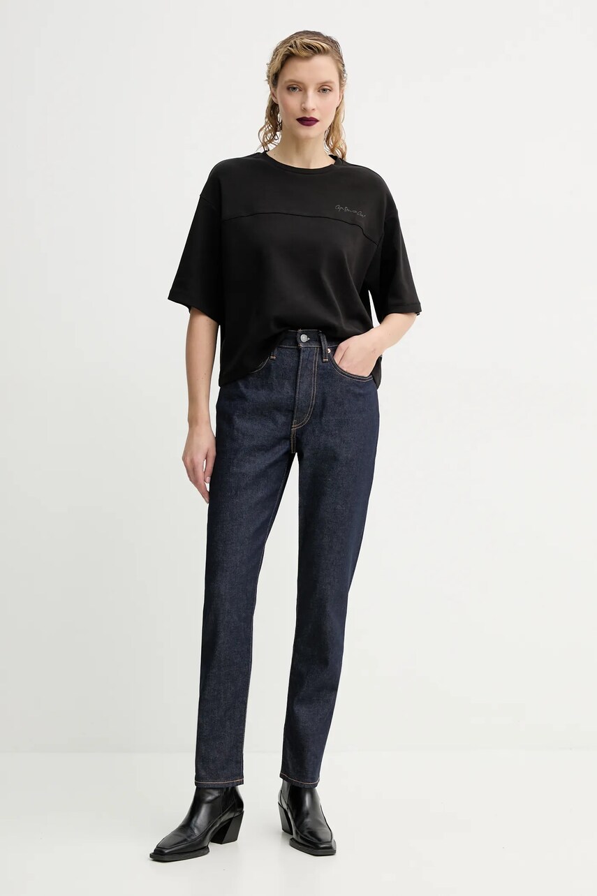 Бавовняна футболка G-Star Raw жіноча колір чорний D26419-C812