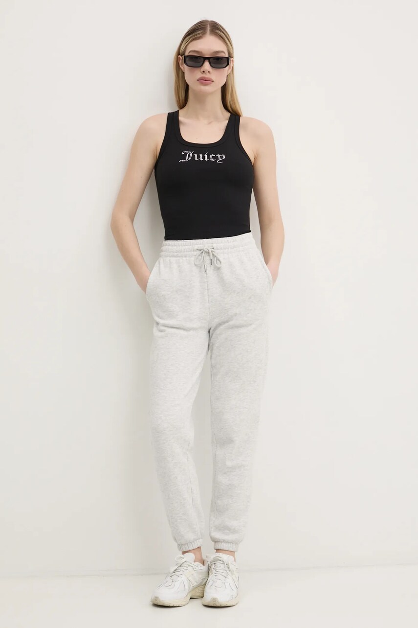 Топ Juicy Couture THIN STRAP RACER колір чорний JCWLV125305