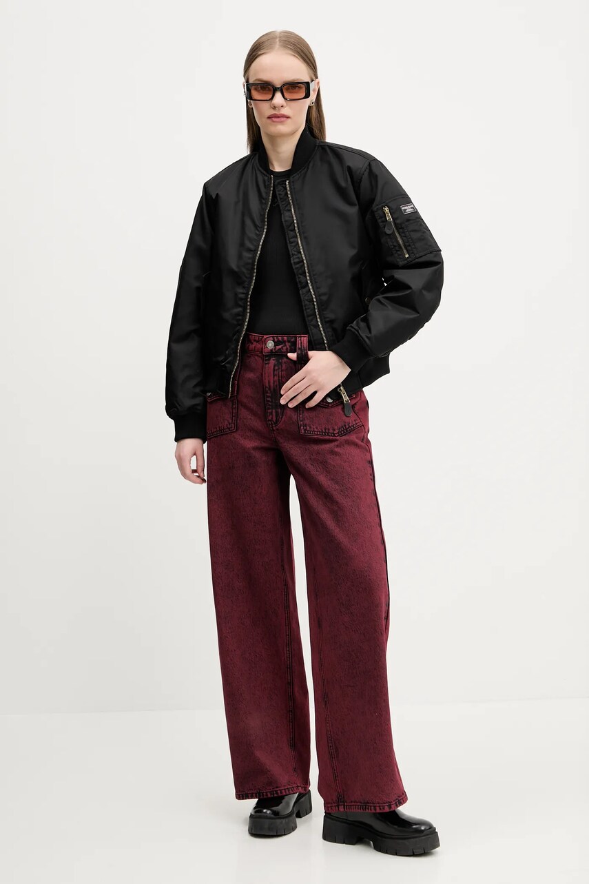 Топ Tommy Jeans колір чорний DW0DW20325