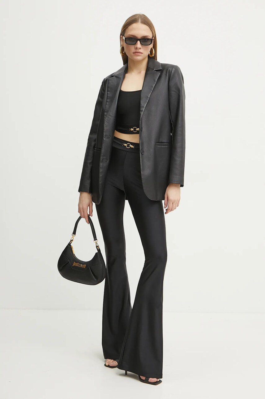 Топ Just Cavalli колір чорний 78PAM2A6 J0108