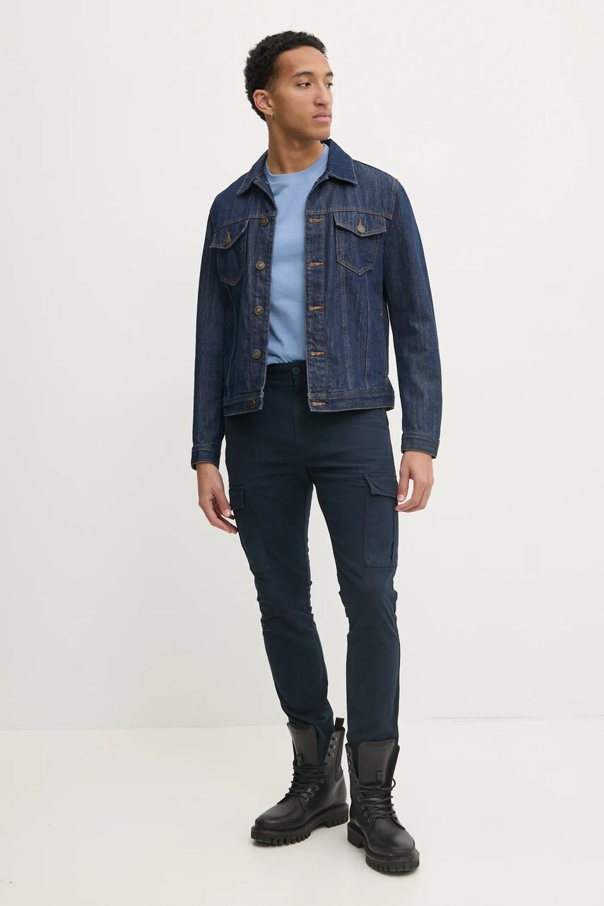 Бавовняна футболка Tommy Jeans чоловіча з аплікацією DM0DM21140