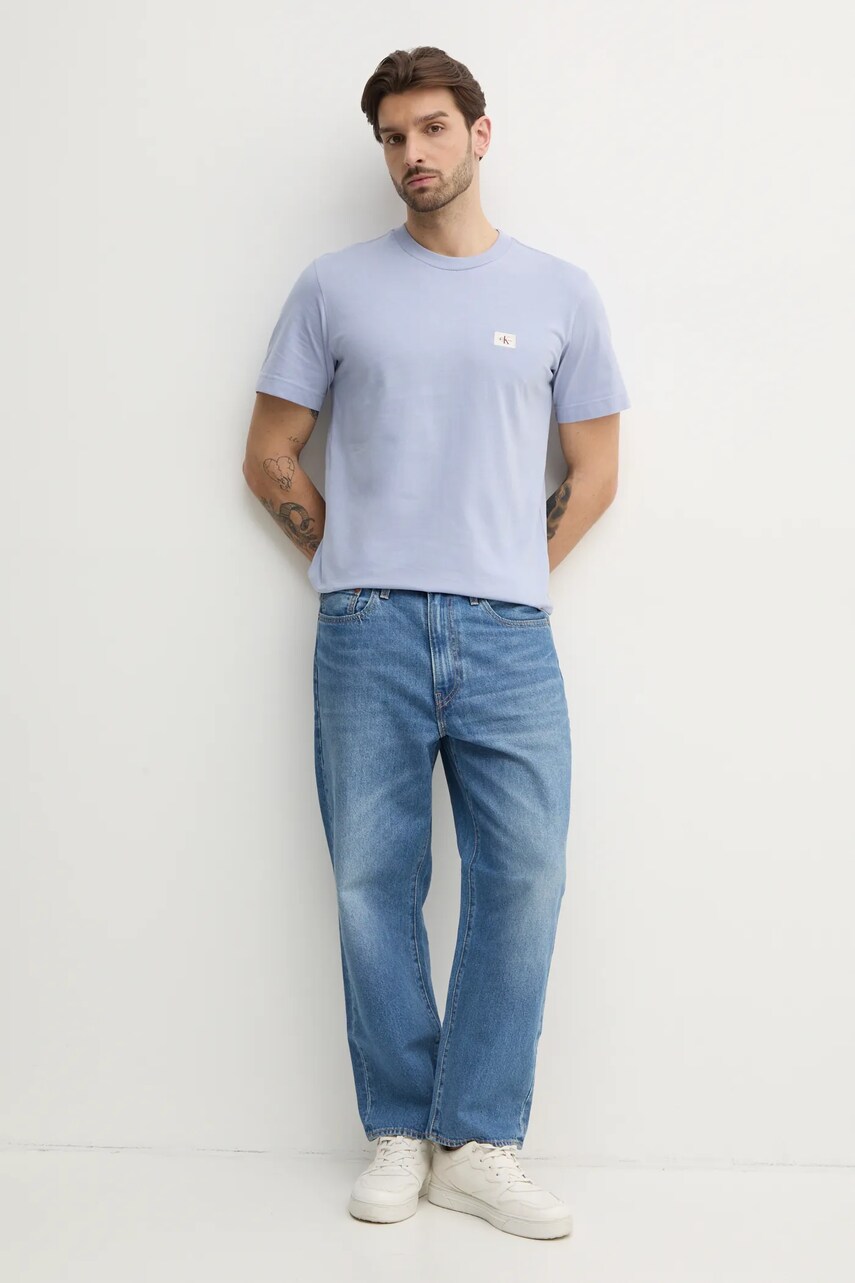 Футболка Calvin Klein Jeans чоловіча колір чорний однотонна J30J327100