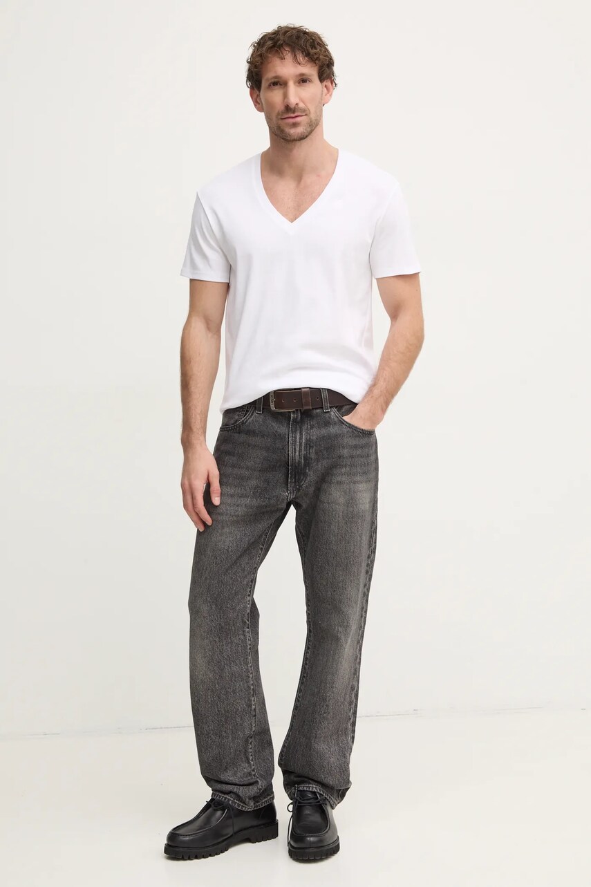 Бавовняна футболка G-Star Raw 2-pack чоловіча колір білий однотонна D25500-124