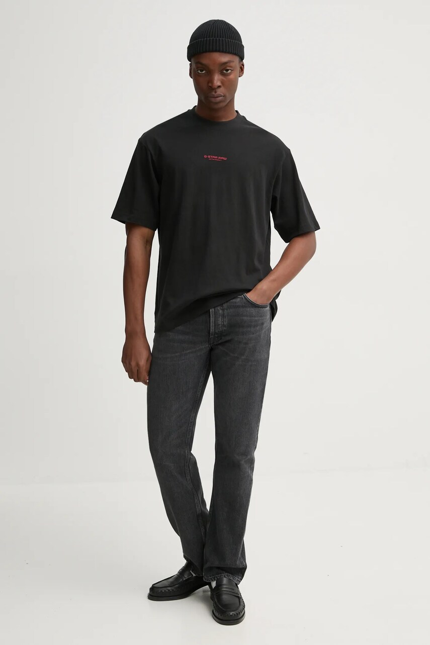 Футболка G-Star Raw чоловіча колір чорний з принтом D25154-C336