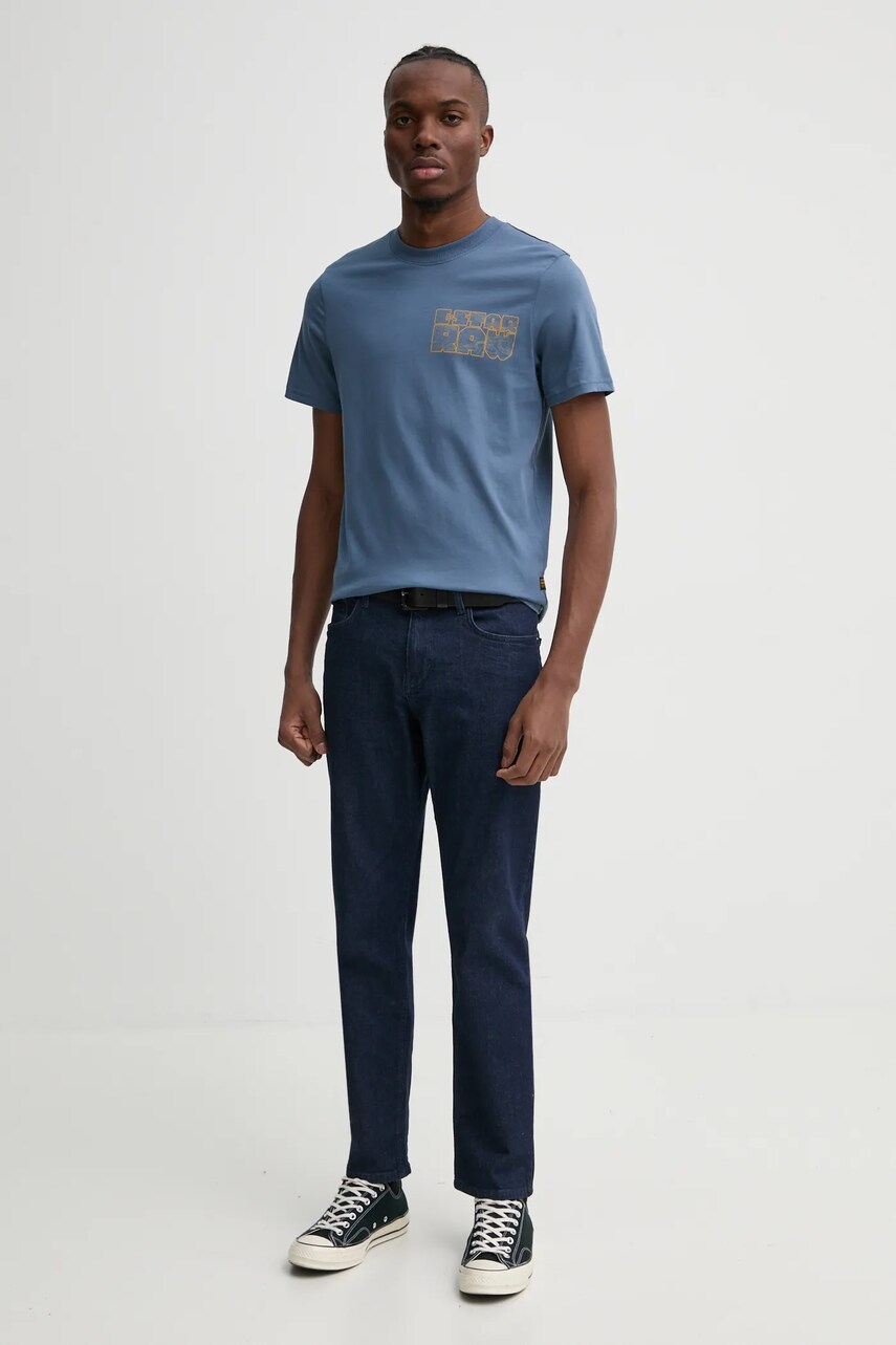 Бавовняна футболка G-Star Raw чоловіча з принтом D25146-C506