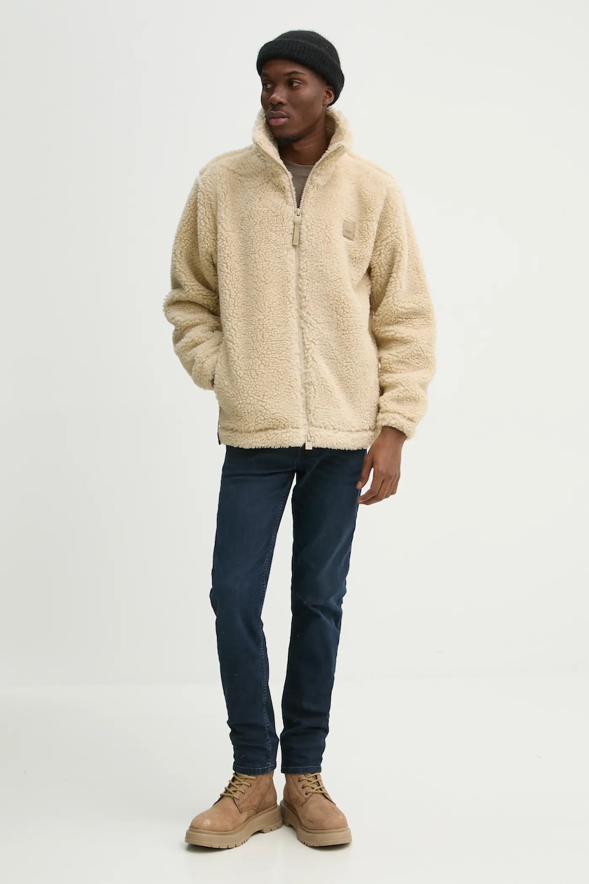 Бавовняна футболка G-Star Raw чоловіча колір коричневий однотонна D16396-B353