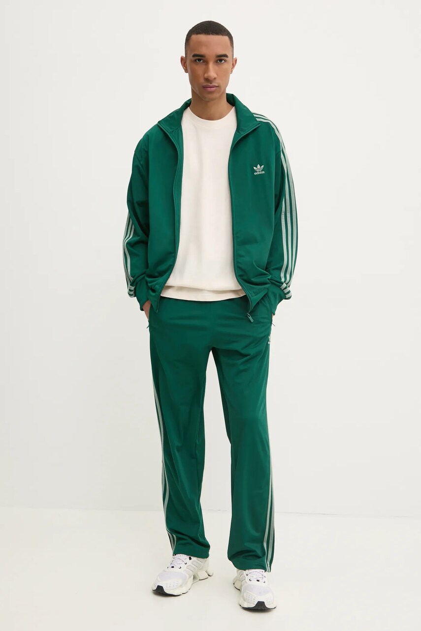 Футболка adidas Originals Trefoil чоловіча колір бежевий однотонна JC9991