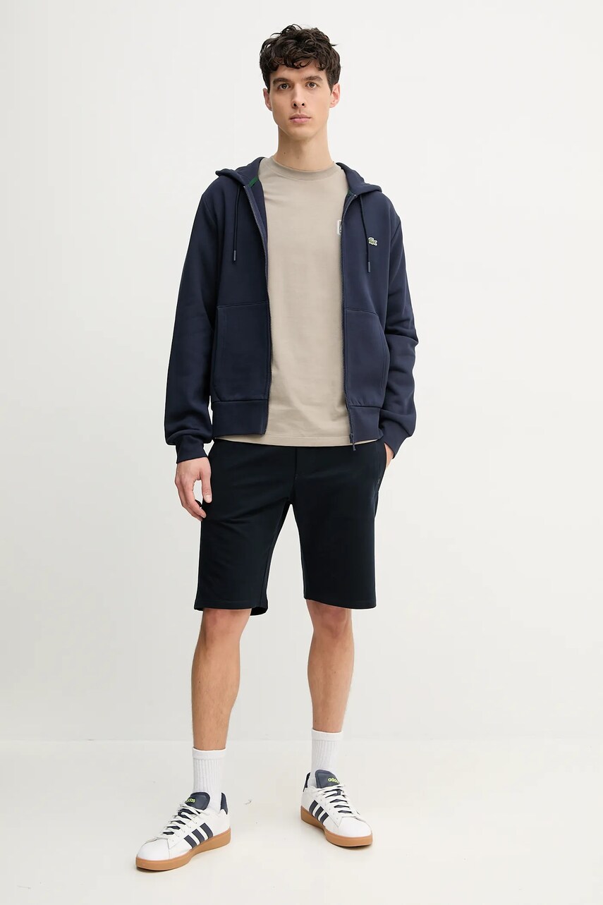 Бавовняна футболка Armani Exchange чоловіча колір бежевий однотонна XM000546 AF10361