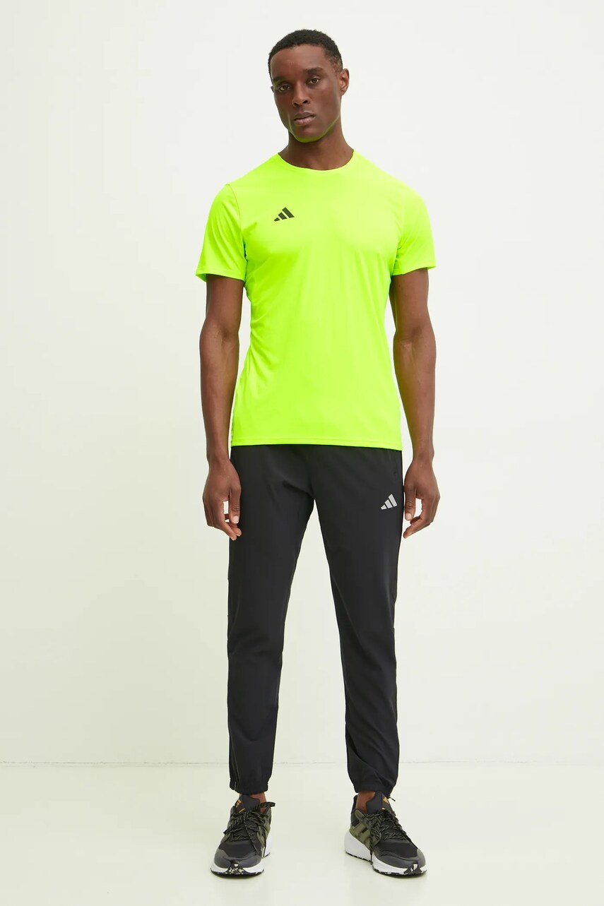Бігова футболка adidas Performance Adizero колір зелений однотонний IX2841