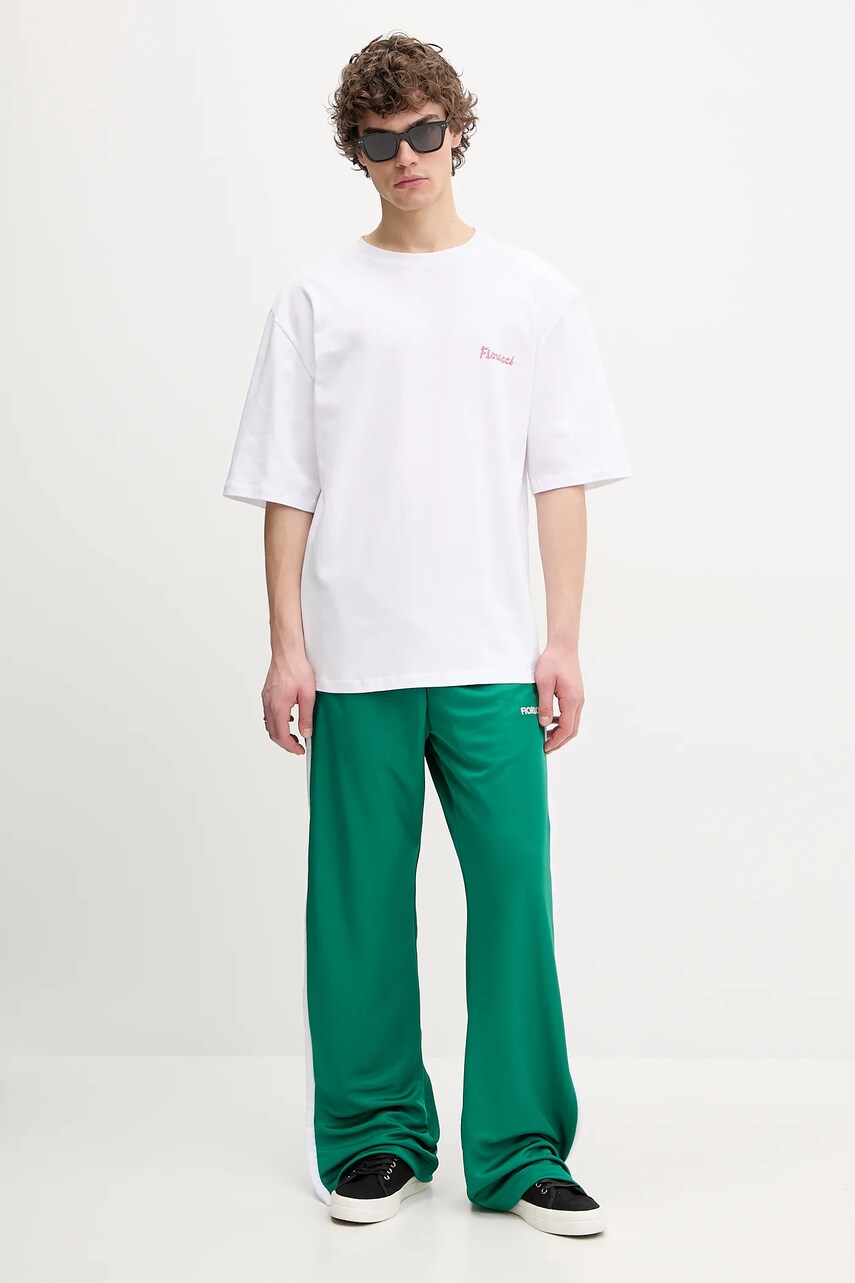 Бавовняна футболка Fiorucci Candy Logo Relaxed Fit T-Shirt чоловіча колір білий з принтом U02SPTSH101CJ01WH09