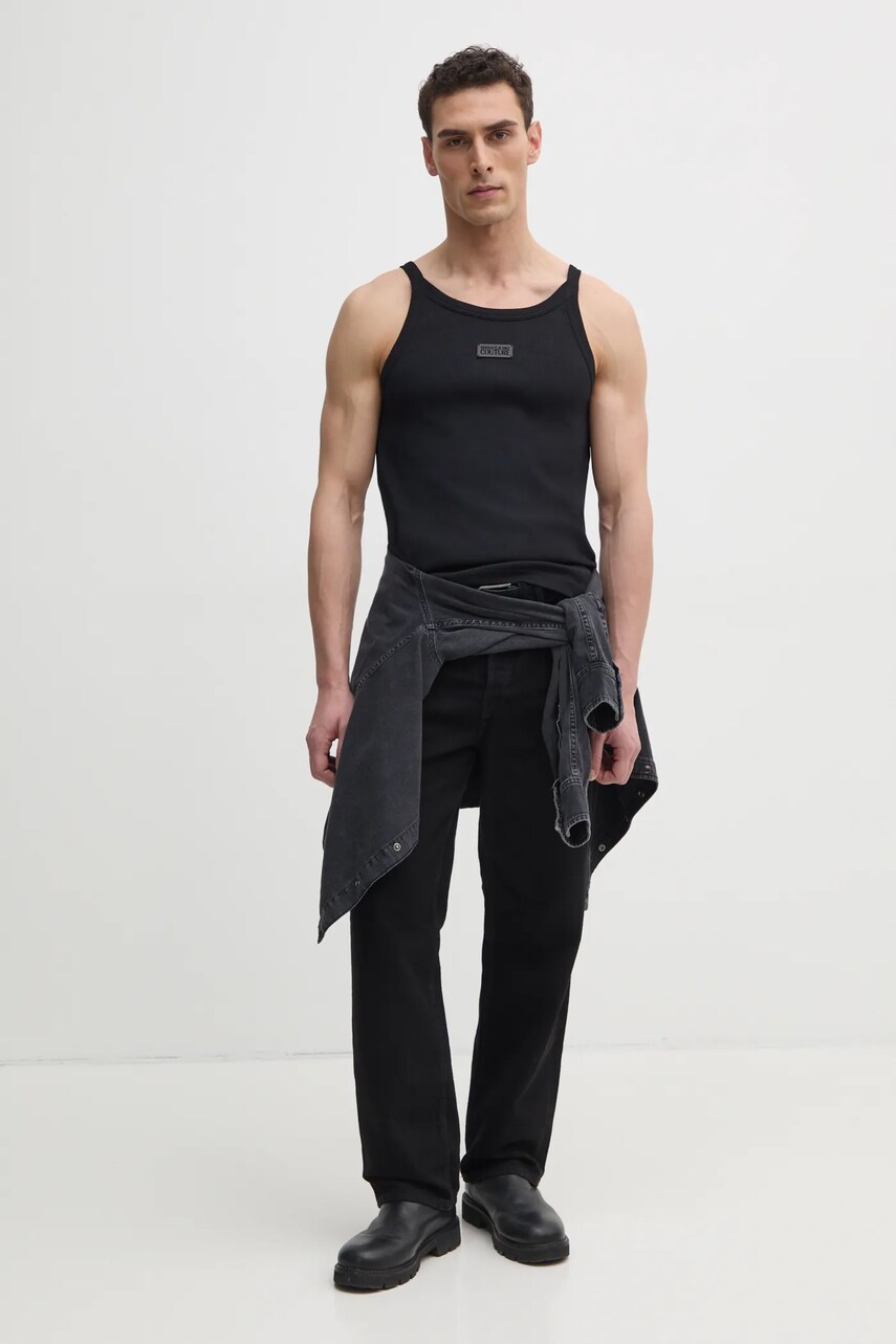 Футболка Versace Jeans Couture колір чорний 78GAH614 J0198