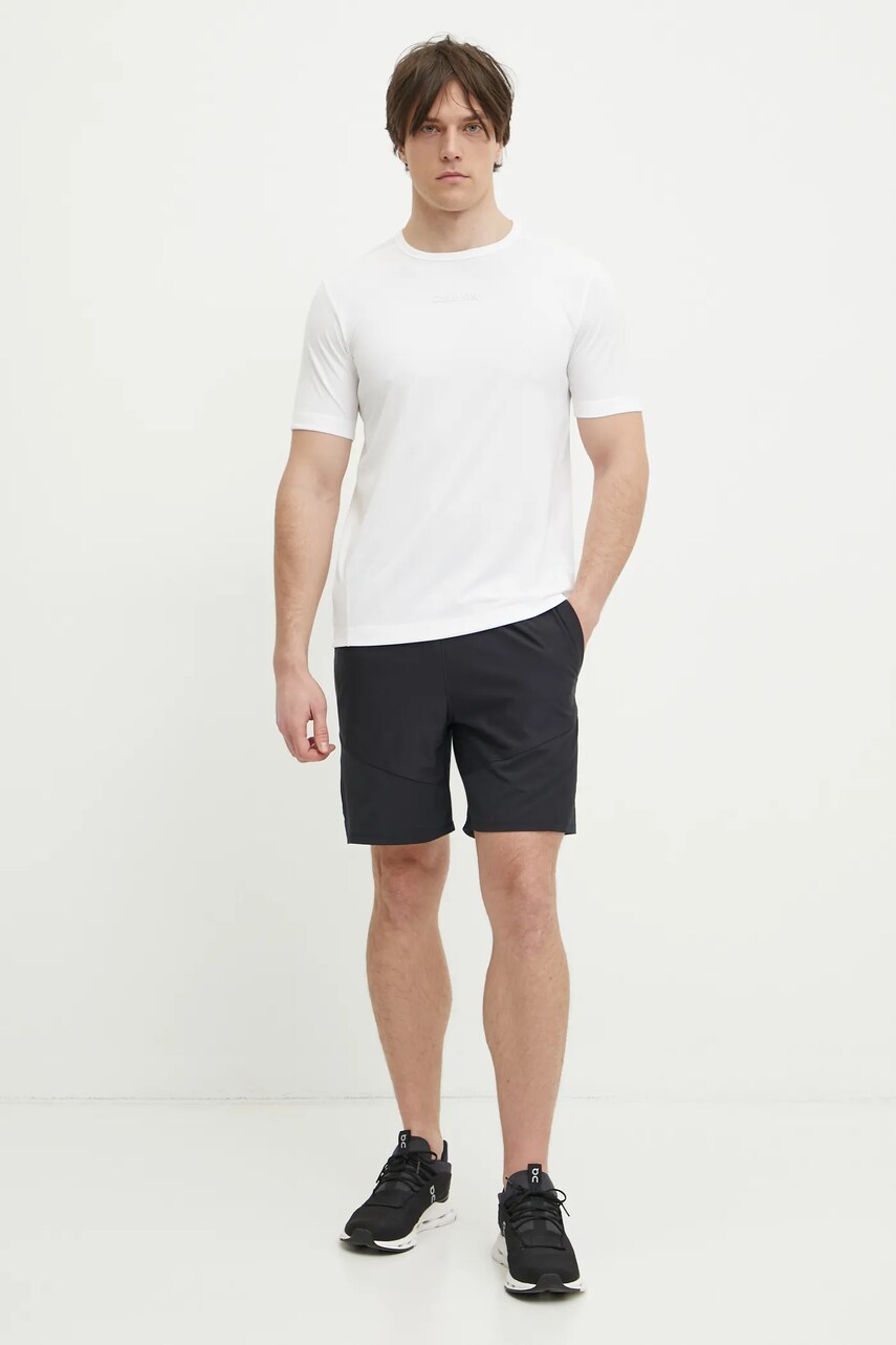 Тренувальна футболка Calvin Klein Performance колір білий однотонний LVGMS5K159