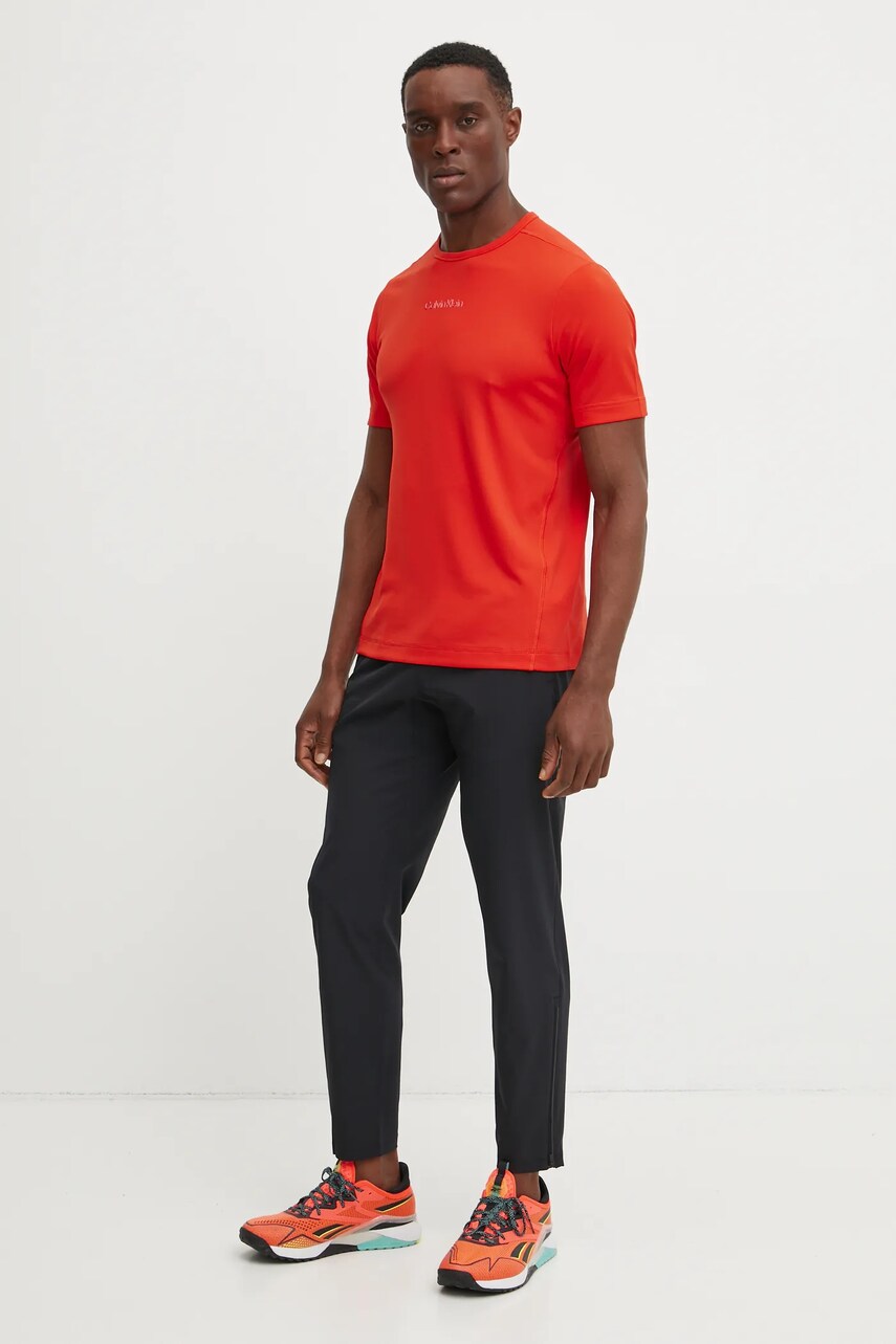 Тренувальна футболка Calvin Klein Performance колір червоний однотонний LVGMS5K159