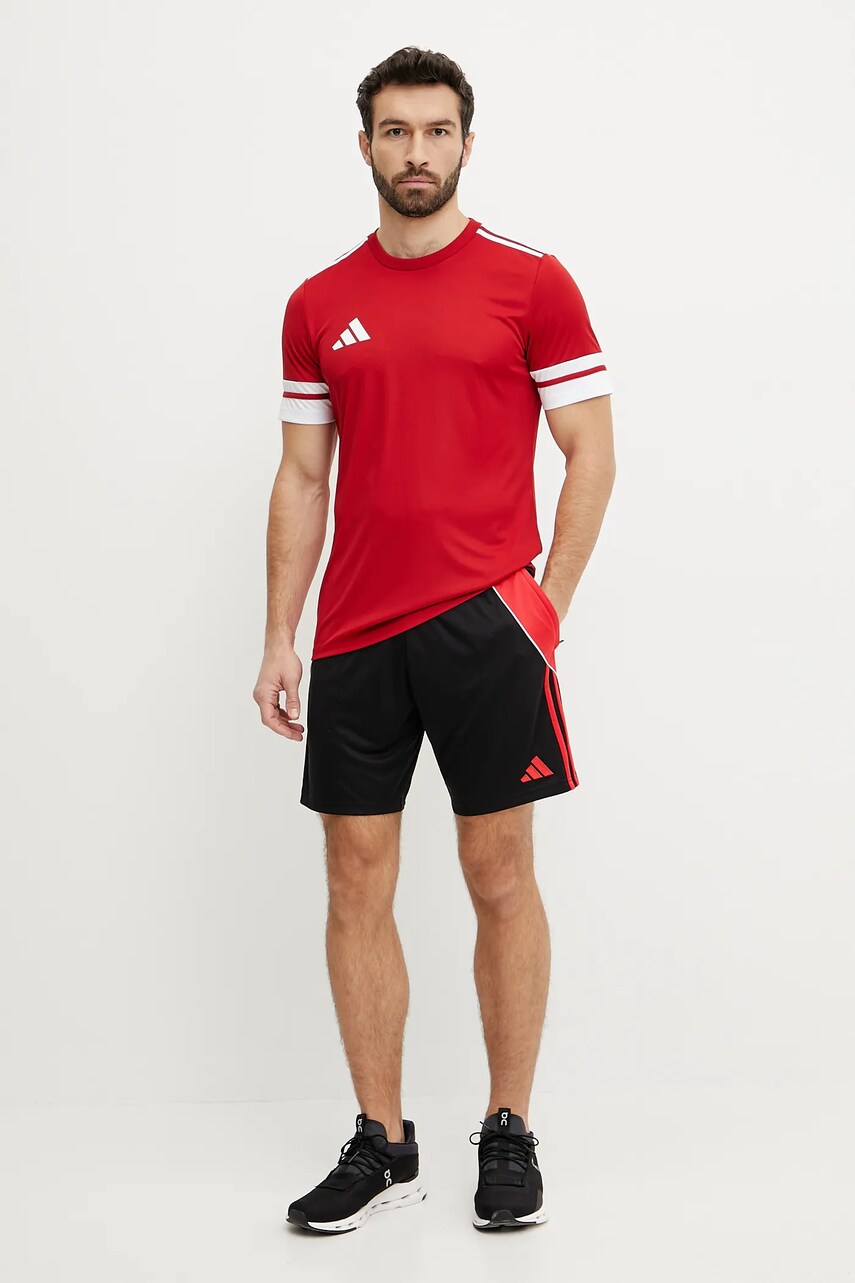 Тренувальна футболка adidas Performance Squad 25 колір червоний з аплікацією JE2601